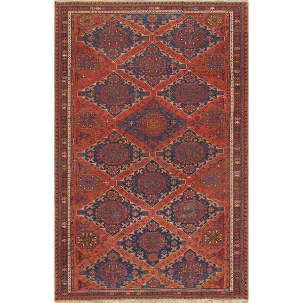 Pasargad Home 20289 10 ft. 4 in. x 16 ft. 4 in. Sumak Hand-Knotted Lambs Wool Rectangle Area Rug 020289
